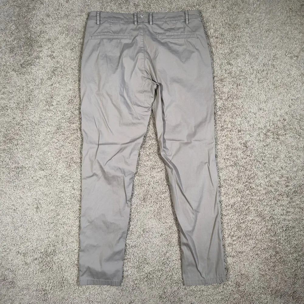 Birddogs Pants Mens 36x34 Beige Unlined Stretch Performance Chino